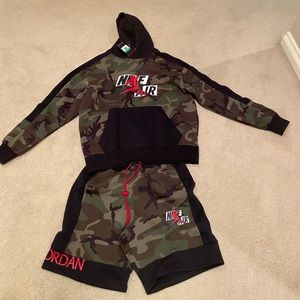 Camo Nike air Jordan sweat set